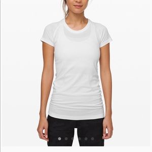 White lululemon shirt